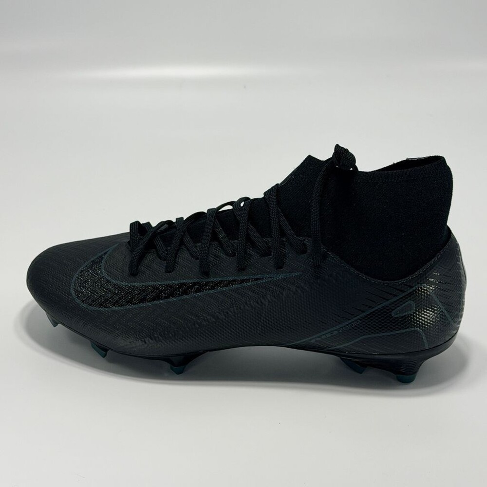 Mens Nike Mercurial Superfly 10 FQ1456-002 Size 7.5 Black FG/MG Dynamic Cleats